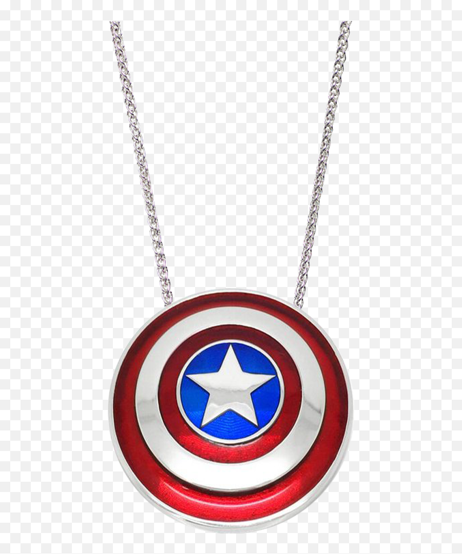 Captain America Shield Necklace - Captain America Shield Png,Captain America Logo Png