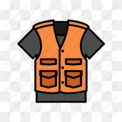 Download Outdoor Vest Vector Icon Inventicons - Clothing png