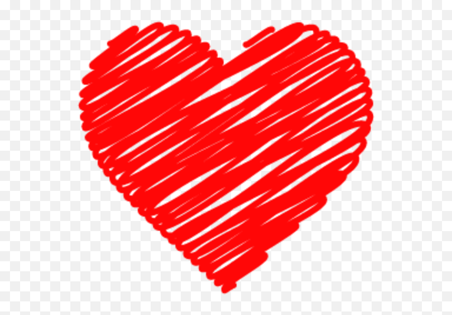 Library Of Scribble Heart Png Black And - Transparent Red Heart Doodle,Scribble Heart Png