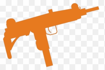 Uzi - Uzi Black And White Png,Uzi Png