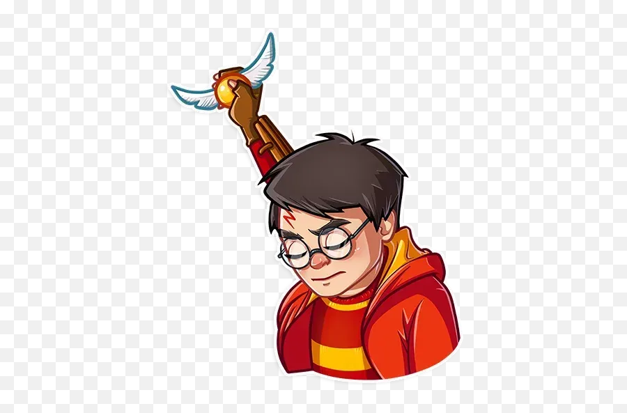 Harry Potter Whatsapp Stickers - Stickers Cloud Harry Potter Stickers Whatsapp Png,Harry Potter Glasses Transparent