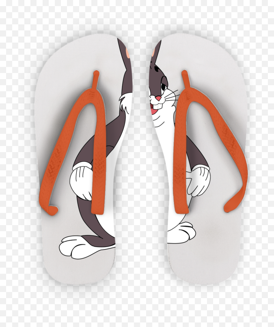 Bigchungis Adult Flip Flops Png Big Chungus