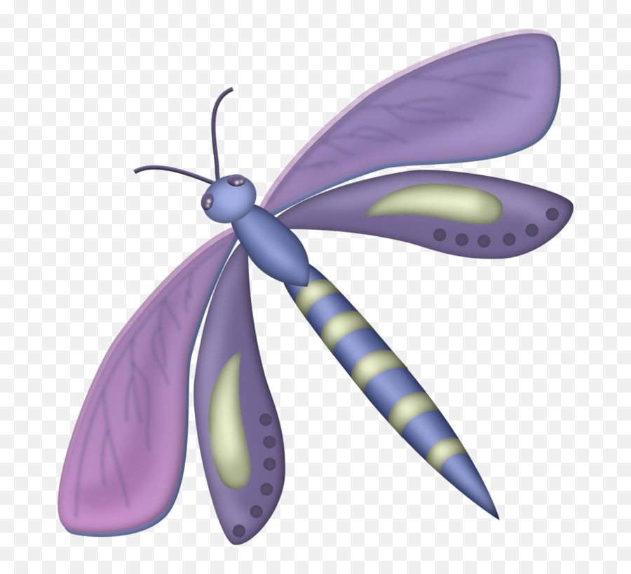 Download Cute Cartoon Animals Purple - Cute Dragon Fly Cartoon Png,Dragonfly Png