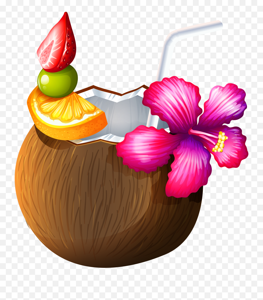 Free Png Coconut - Konfest Coconut Drink Clipart,Coconut Png