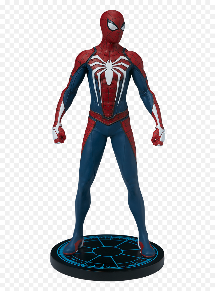 Marvel Spider - Man Advanced Suit Statue By Pcs Spider Man Suit Png,Spiderman Mask Png