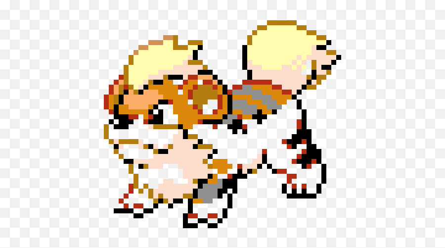 Growlithe Pixel Art Maker - Growlithe Pixel Art Png,Growlithe Png