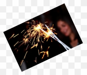 Download 10 Inch Gold Wire Sparkler - Fireworks png