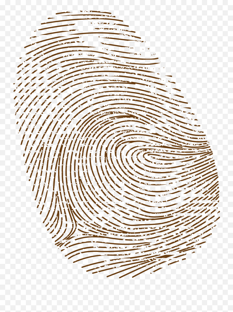 Brown Fingerprint Png Image With - Brown Fingerprint Png,Fingerprint Png