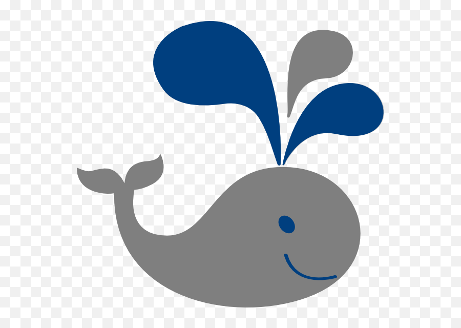 Grey Baby Whale Png Clip Arts For Web - Baby Whale Svg,Whale Clipart Png