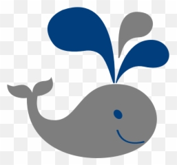 Grey Baby Whale Png Clip Arts For Web - Baby Whale Svg,Whale Clipart Png
