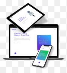 Download Mockups Of Canderly Web App - And Macbook Pro png