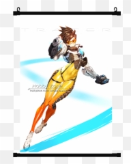 Overwatch Tracer Wall Scroll - Overwatch Tracer Png,Overwatch Tracer Png