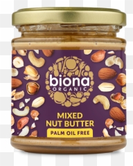 Mixed Nut Butter - Biona Organic Almond Butter Png,Butter Transparent