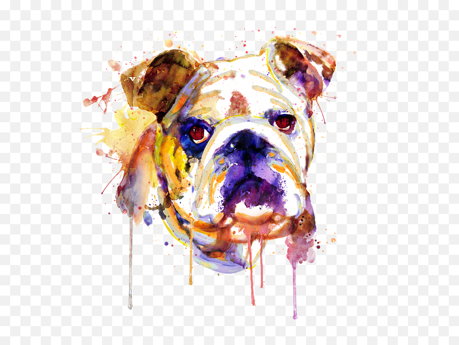 English Bulldog Head Carry - All Pouch Bulldog Art Png,Bulldog Transparent