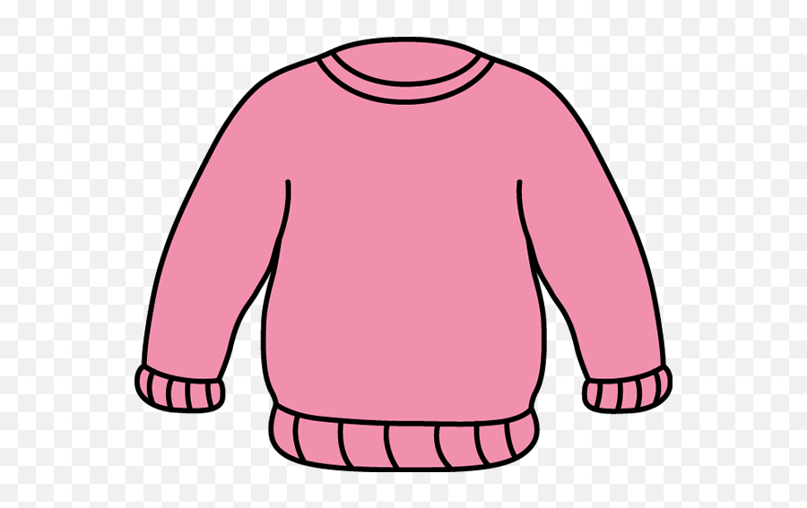 Library Of Sweater Jpg Black And White - Pink Sweater Clipart Png,Sweater Png