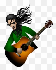 Clipart Guitar Vector Picture - Professions In Polish png