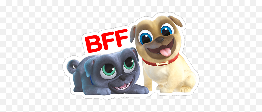 Viber Sticker Dog - Sticker Puppy Dog Pals Png,Puppy Dog Pals Png