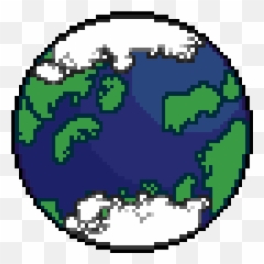 Oc - Planet Earth Pixel Art png