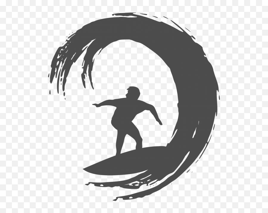 Kite Surf Clipart Png Download - Silhouette Surf Wave Png,Surfer Png