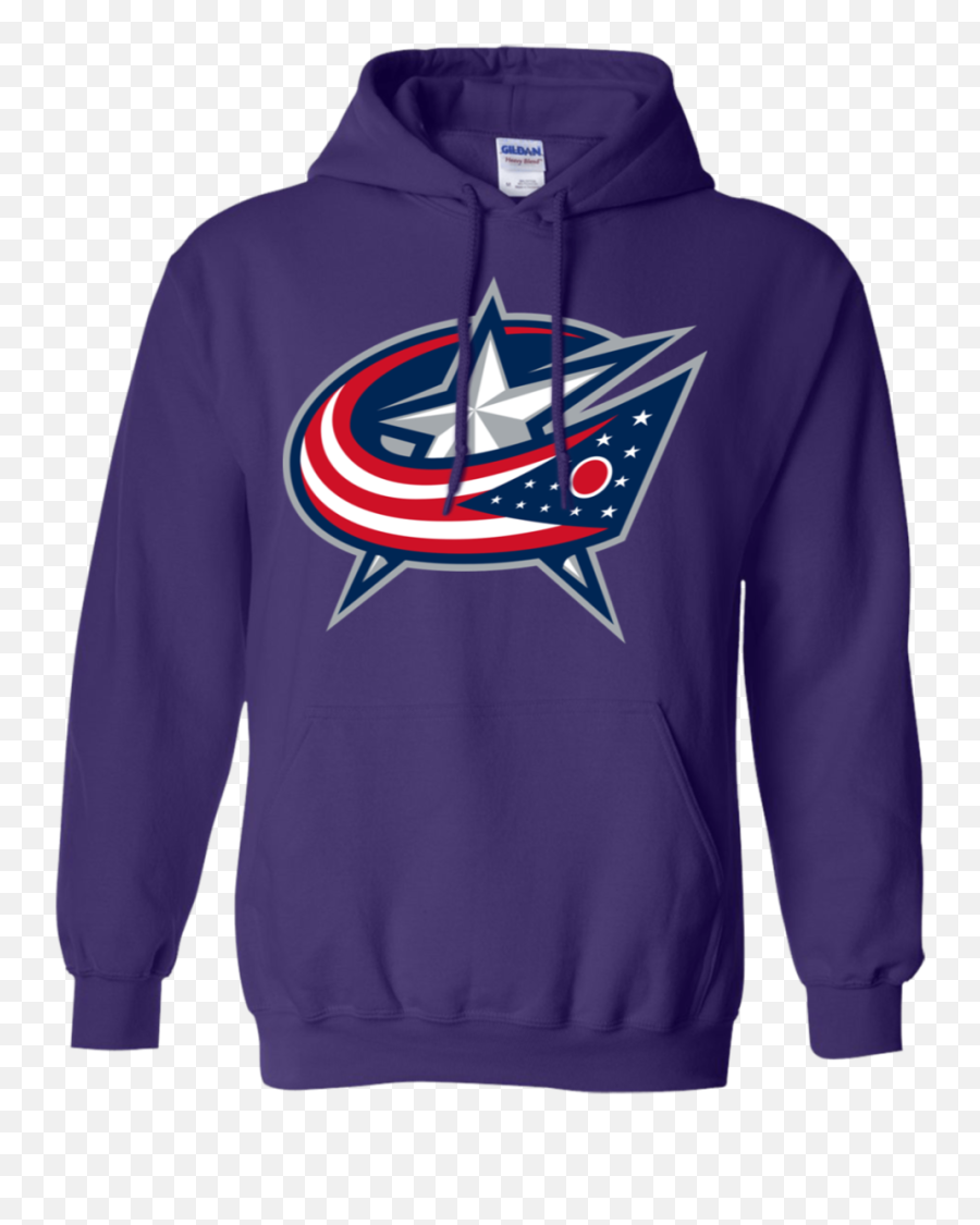 Columbus Blue Jackets Pullover Hoodie Png Logo