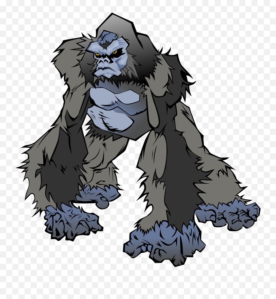 Full Format Gorilla Background New - Cartoon Gorilla Drawing Png,Gorilla Transparent Background