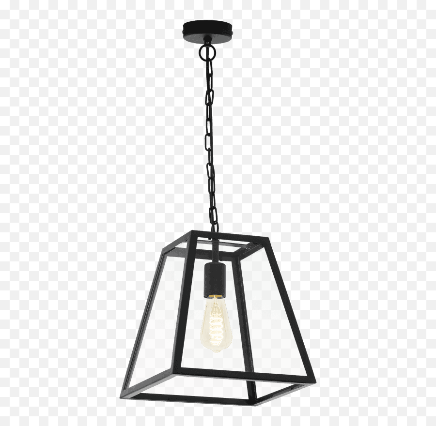 Eglo Vintage 49882 Amesbury 1 Single Light Ceiling Pendant In Black Steel Finish With Clear Glass - Eglo Amesbury Mesh Box Breakfast Bar Ceiling Light Kitchen Island Light Png,Transparent Lights