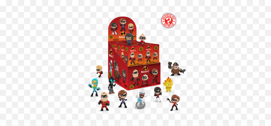 Incredibles 2 Mystery Minis Blindbox Mini Figure - Funko Mystery Minis Incredibles 2 Png,Incredibles 2 Png