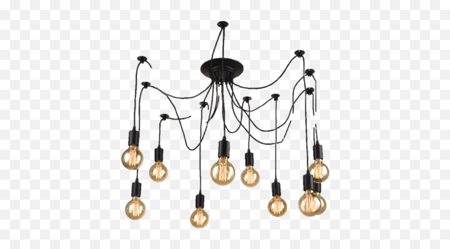 Decorative Lamp Transparent Images Png - Loft Chandelier Light Png,Hanging Lights Png