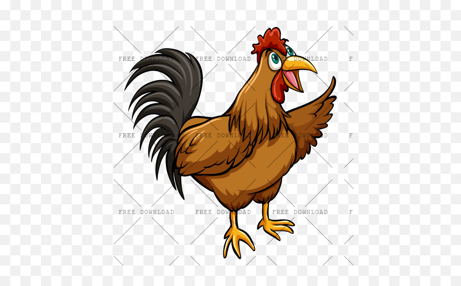 Cock Chicken Rooster Png Image With Transparent Background - Farmer Clipart Background Transparent,Rooster Png
