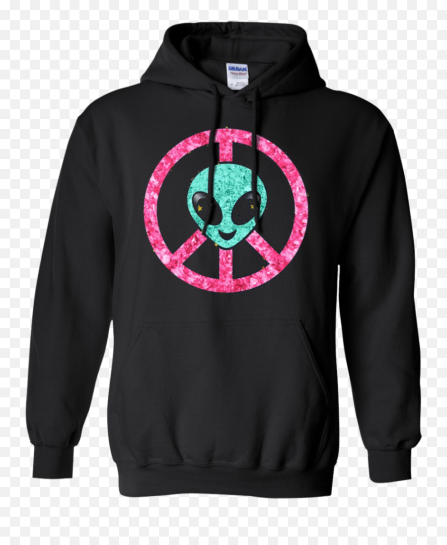 Download Vintage Emoji Hippie Alien Aqua Peace Sign Pink - Women Want Me Fish Fear Me Hoodie Png,Peace Sign Emoji Png