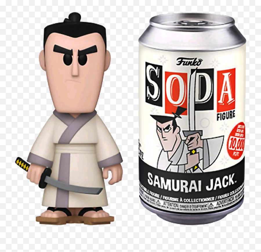 Samurai Jack - Samurai Jack Vinyl Soda Figure In Collector Can Funko Vinyl Soda Samurai Jack Png,Samurai Jack Transparent