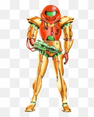 Metroid 1 Samus Shinesparkers - Nes Concept Art png