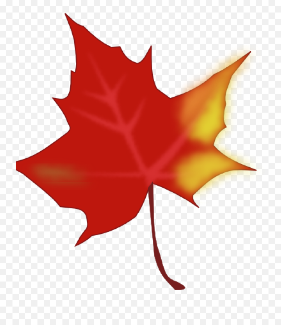 Free Clip Art Fall Leaves Falling - Yellow Red Leaf Clipart Transparent Png,Leaves Falling Png