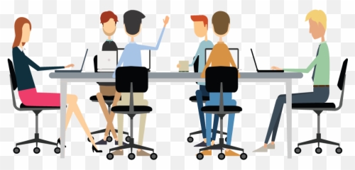 Office Meeting Clipart Free Download B 261428 - Png Reunion De Trabajo Png,Office People Png