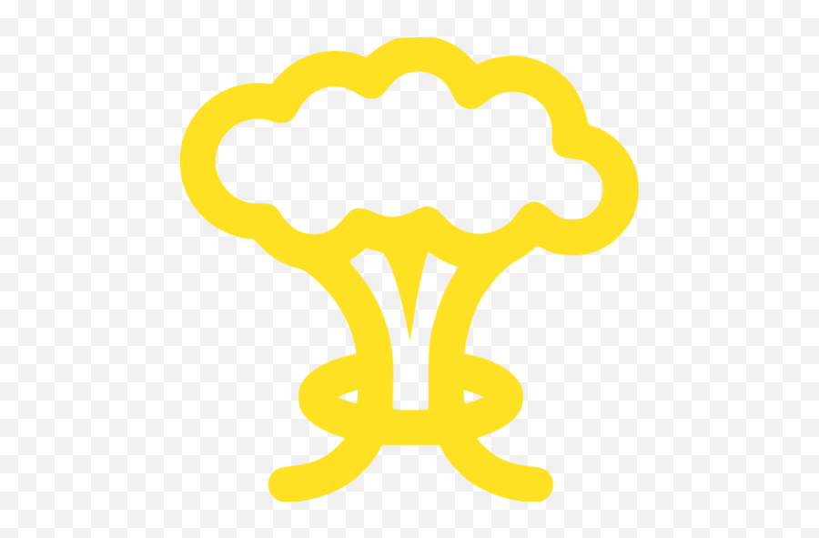 Mushroom Cloud Icons - Icon Mushroom Cloud White Png,Cloud Icon Transparent