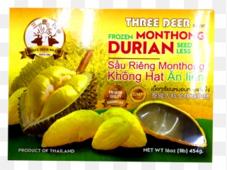 Frozen Durian - Three Deer Brand Frozen Monthong Durian Seedless Png,Durian Png