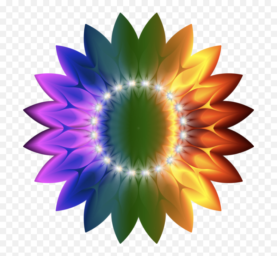 Free Free 74 Rainbow Sunflower Svg SVG PNG EPS DXF File