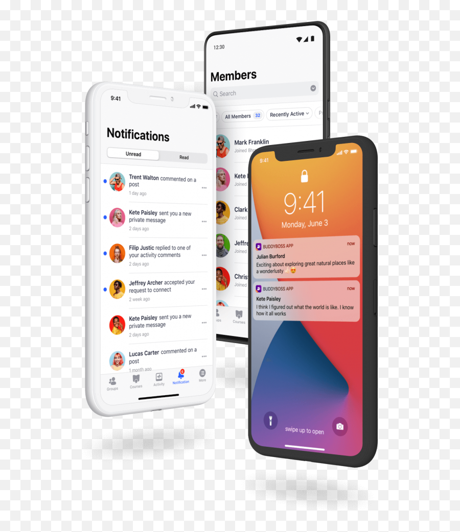 Native Mobile App Buddyboss - Smart Device Png,Buddy Icon App