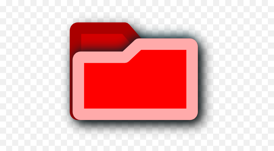7 Red Folder Icon Images - Red File Folder Icon Red File 2d Red Ico Folder Png,School Folder Icon File