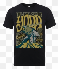 Star Wars Yoda The Jedi Knights - Shirt Black Fictional Character png