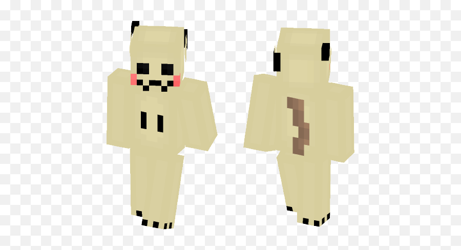 Download Mimikyu Minecraft Skin For - Demon Slayer Skin In Minecraft Png,Mimikyu Png