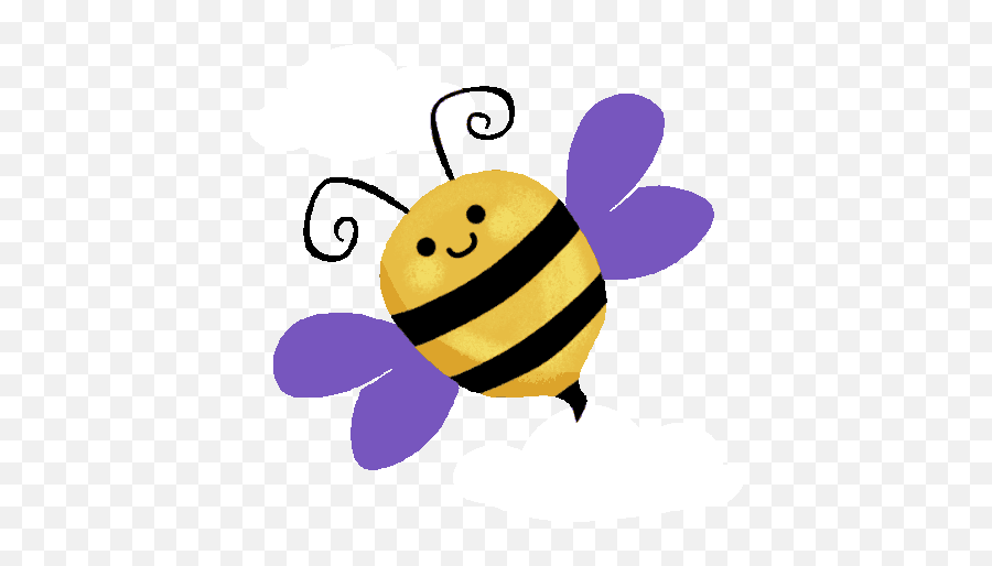Beckadoodles Kawaii Sticker - Beckadoodles Kawaii Cute Bee Cartoon Gif Png,Cute Bee Icon
