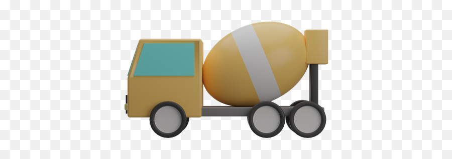 Concrete Mixer Icon - Download In Line Style Cylinder Png,Mixer Icon