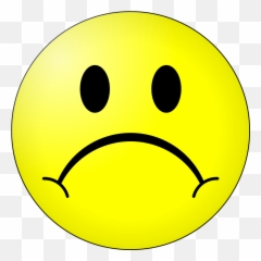 Free Sad Face Transparent Background - Emoticon Clipart png