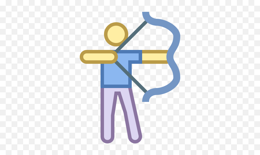 Archery Icon In Office Style - Bow Png,Archery Icon