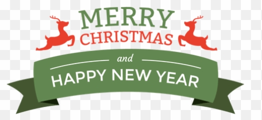 Christmas New Year Ribbon Seal - Transparent PNG u0026 SVG Happy New Year Ribbon