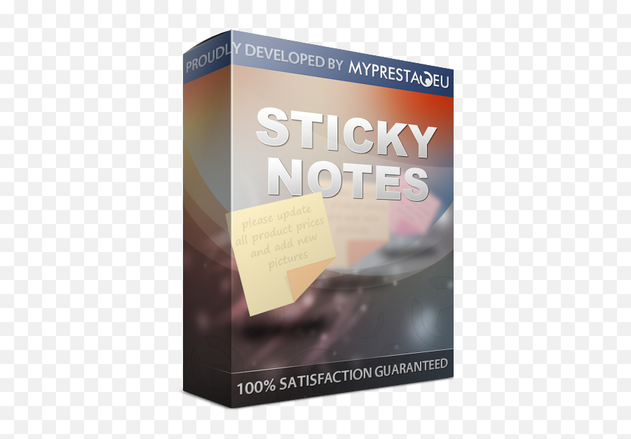 Prestashop Back Office Sticky Notes - Book Cover Png,Transparent Sticky Notes
