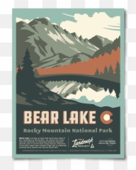 Bear Lake Poster - Horizontal png