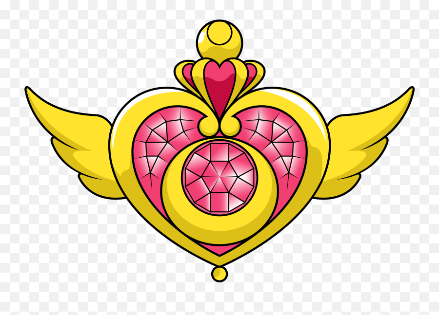 Sailor Moon Eternal Locket Tattoo - Sailor Moon Heart Brooch Png,Sailor Moon Logo Png