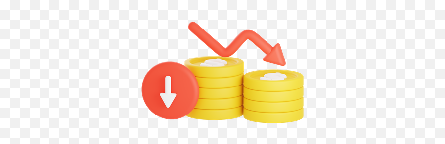 Premium Finance Profit 3d Illustration Download In Png Obj Loss Icon